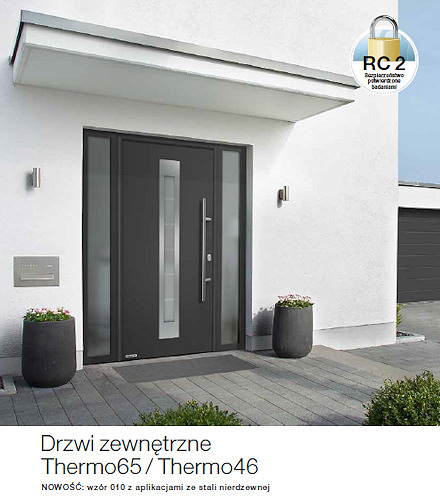 Drzwi zewnętrzne Thermo 65 i Thermo 46